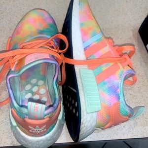 Tie  dye adidas worn once PRISTINE CONDITION!